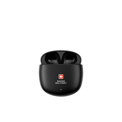 Swiss Military Victor 6 True Wireless Bluetooth Earbuds – Black