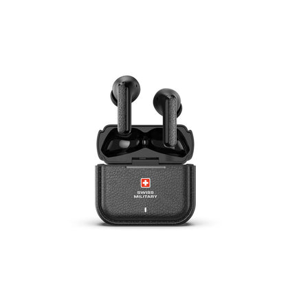 Swiss Military Victor 75 Pro Hi-Res True Wireless Earbuds – Black
