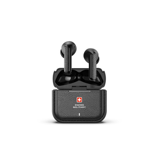 Swiss Military Victor 75 Pro Hi-Res True Wireless Earbuds – Black