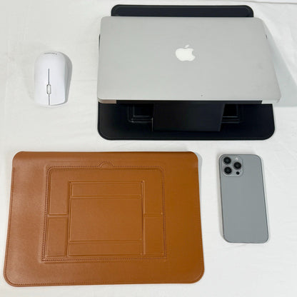 Infinyty Eleve Leather MacBook Case, Brown