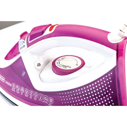 Black + Decker MPP+ Steam Iron with Auto Shutoff and Ceramic Soleplate, 2400W, X2450-B5
