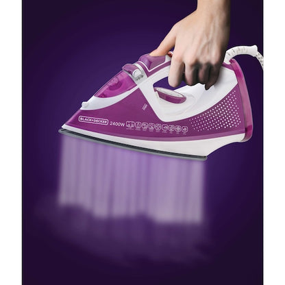 Black + Decker MPP+ Steam Iron with Auto Shutoff and Ceramic Soleplate, 2400W, X2450-B5