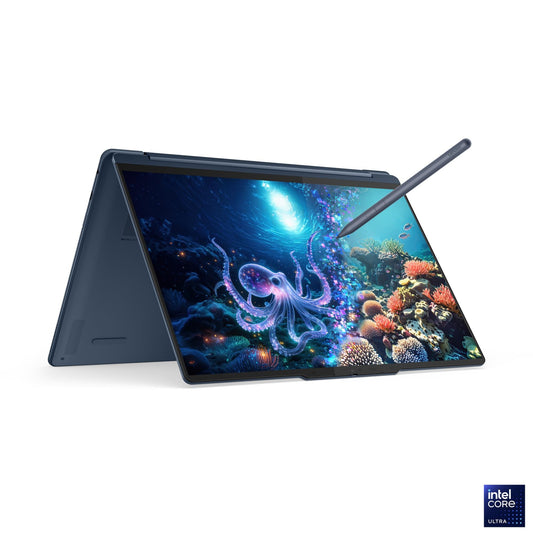 Lenovo Yoga 9 2-in-1 Aura Edition Copilot+ PC 14ILL10 32GB RAM, 1TB SSD, Intel Core Ultra 7-258V, 14-inch 2.8K OLED Touch display, Cosmic Blue, 83LC003VAX