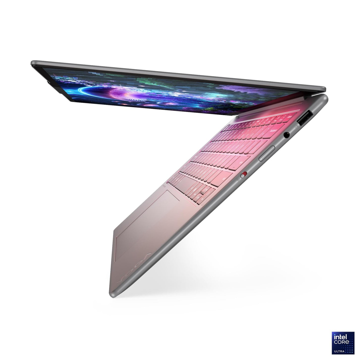 Lenovo Yoga Slim 7 Aura Edition 14ILL10 Copilot+ PC Intel Core Ultra 7-258V, 32GB RAM, 1TB SSD, 14-inch display, Luna Grey, 83JX001HAX