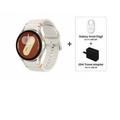 Samsung Galaxy Watch7 40mm LTE - Cream+Smarttag2+25W Travel Adaptor