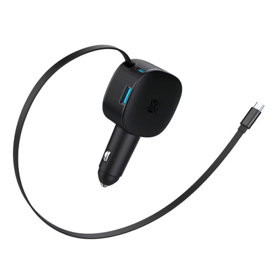 MYX PRO ZIPVOLT 78W RECT 3IN1 CAR CHR BLK