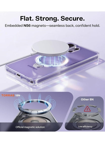 TORRAS Ostand Spin Case for Samsung Galaxy S26 Ultra - Clear