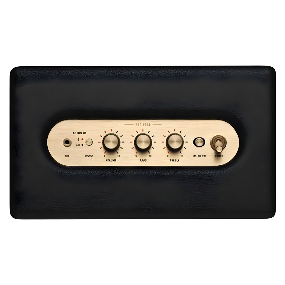 Marshall Acton III — 60W Bluetooth 5.2 Home Speaker, Dynamic Loudness, Bass-Reflex, 3.5mm AUX, Black