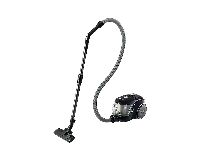 Samsung Canister Bagless 2000W Vacuum Cleaner with CycloneForce, HEPA Filter, Black