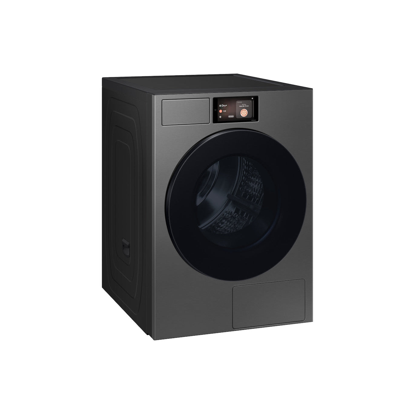 Samsung Bespoke AI Laundry Hybrid Heat Pump Dryer, 17KG, Wi-Fi, Touch Display, Black, DV90F17CDSGU