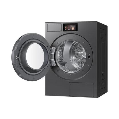 Samsung Bespoke AI Laundry Hybrid Heat Pump Dryer, 17KG, Wi-Fi, Touch Display, Black, DV90F17CDSGU