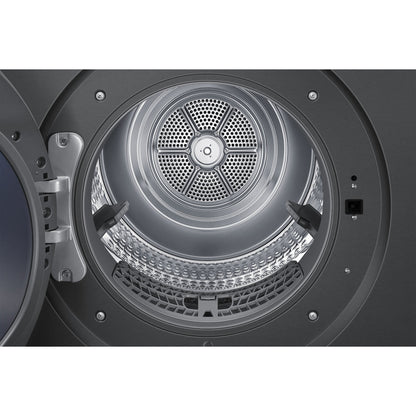 Samsung Bespoke AI Laundry Hybrid Heat Pump Dryer, 17KG, Wi-Fi, Touch Display, Black, DV90F17CDSGU