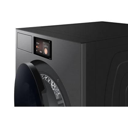 Samsung Bespoke AI Laundry Hybrid Heat Pump Dryer, 17KG, Wi-Fi, Touch Display, Black, DV90F17CDSGU