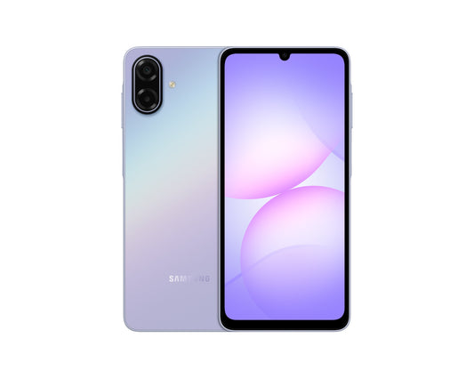 Samsung Galaxy A07 5G Smartphone, 6GB RAM, 128GB Storage, Light Violet, SM-A076ELVCMEA
