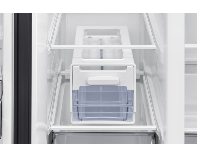 Samsung Bespoke AI Side-by-Side Refrigerator with AI Energy Mode, 655L Capacity, RS70F65Q1FAE, Black