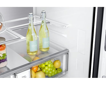 Samsung French Door Refrigerator with 21.5-inch Family Hub702L Black, RF71DG9H0EB1AE