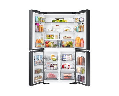 Samsung Bespoke T Style French Door Refrigerator, 602L, Black, RF65DG90BEB1AE