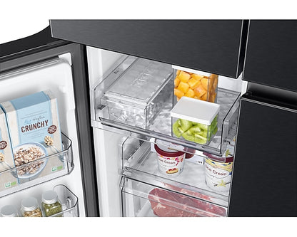 Samsung Bespoke T Style French Door Refrigerator, 602L, Black, RF65DG90BEB1AE