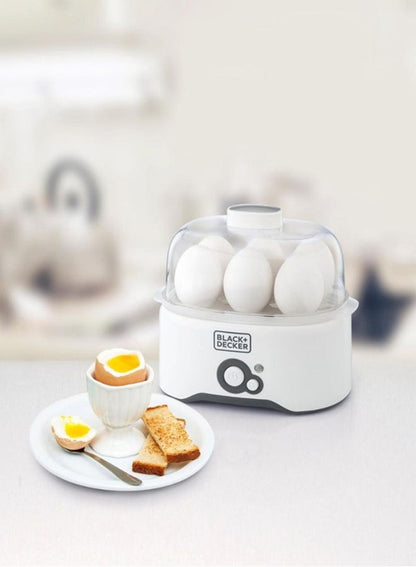 BLACK+DECKER EG200-B5 Egg Cooker 6-Egg 280W White