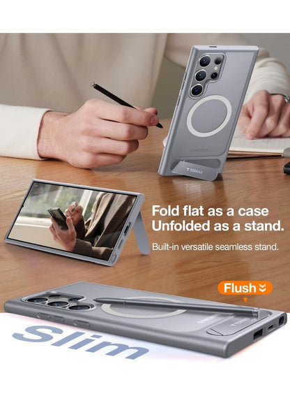 TORRAS UPRO Pstand Case for Samsung Galaxy S24 Ultra - Grey