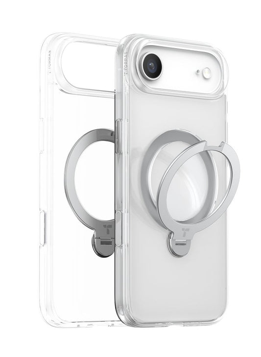 TORRAS Ostand Spin Case for iPhone 17 Air - Clear