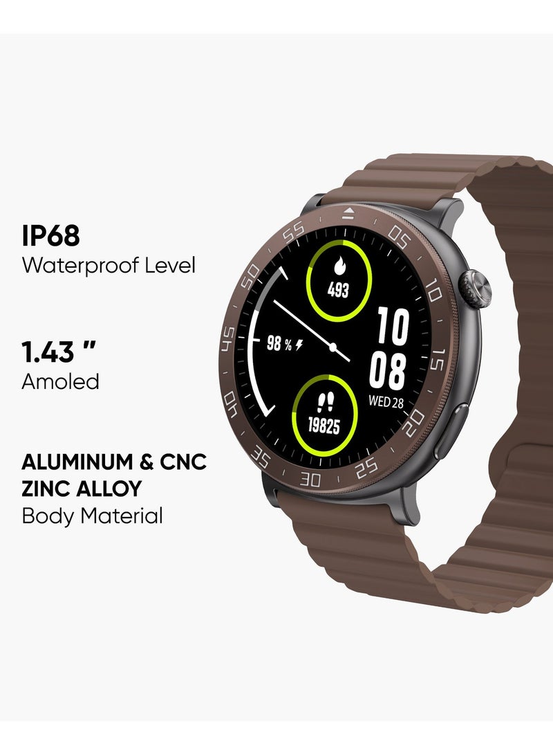 MYX PRO Aura Smartwatch – AMOLED Display & AI Voice Control
