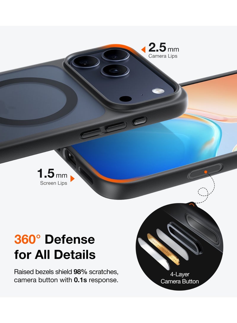 TORRAS Guardian Magnetic Case for iPhone 17 Pro - Black