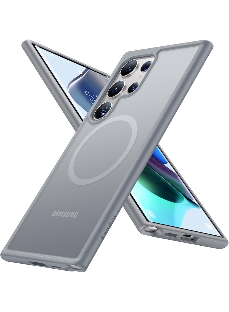 TORRAS Guardian Magnetic Case for Samsung Galaxy S24 Ultra - Grey