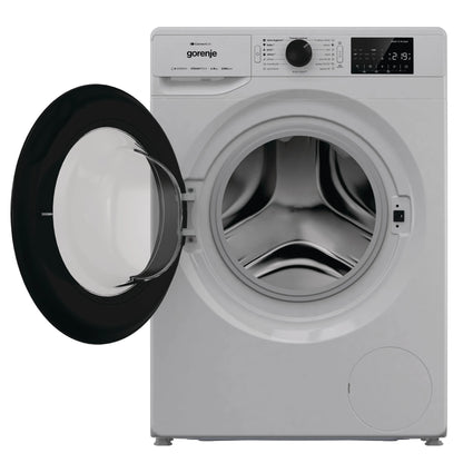 Gorenje Smart Front Load Washing Machine, 8KG, Wi-Fi, 1200 RPM, Grey, WPNEI82A1SWA