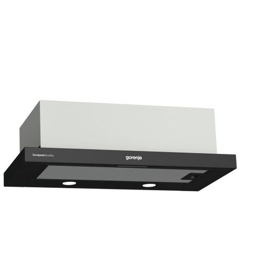 Gorenje Built-In Telescopic Hood, 60 cm, Black, BHP604EXB