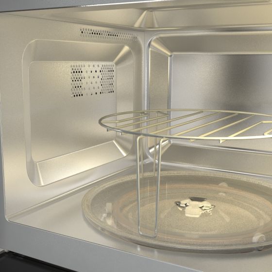 GORENJE BUILT-IN MICROWAVE WITH GRILL, 20 Liters,38.5 Width, STAINLESS STEEL – BM201AG1X