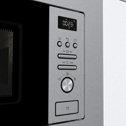 GORENJE BUILT-IN MICROWAVE WITH GRILL, 20 Liters,38.5 Width, STAINLESS STEEL – BM201AG1X