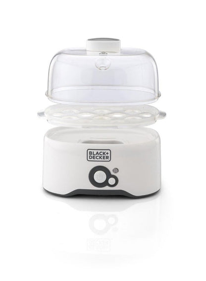BLACK+DECKER EG200-B5 Egg Cooker 6-Egg 280W White