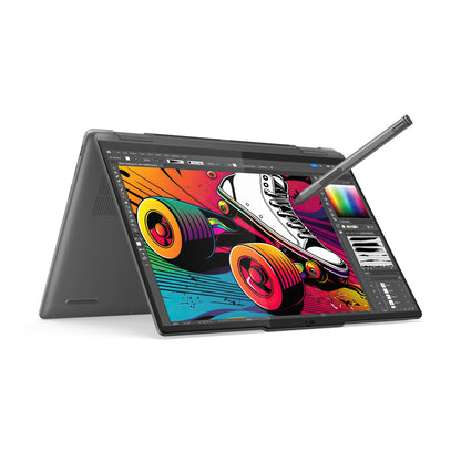 Lenovo Yoga 7 2-in-1 Intel Core Ultra 7 155H Hybrid (2-in-1) 35.6 cm (14") Touchscreen WUXGA 16 GB LPDDR5x-SDRAM 1 TB SSD Wi-Fi 6E (802.11ax) Windows 11 Home Grey