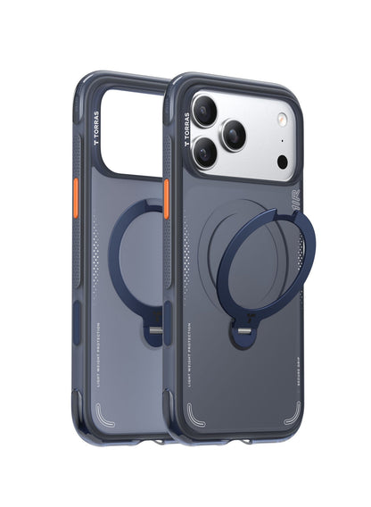 Torras Ostand Q3 Air iPhone 17 Pro Max Case Deep Blue - Stand