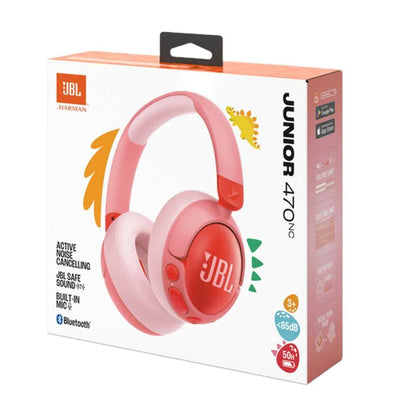 JBL Junior 470NC Noise Cancelling Kids Headphones Pink