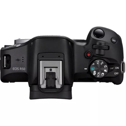 Canon EOS R50 BK + RF-S 18-45mm F4.5-6.3 IS STM Vlogger Kit