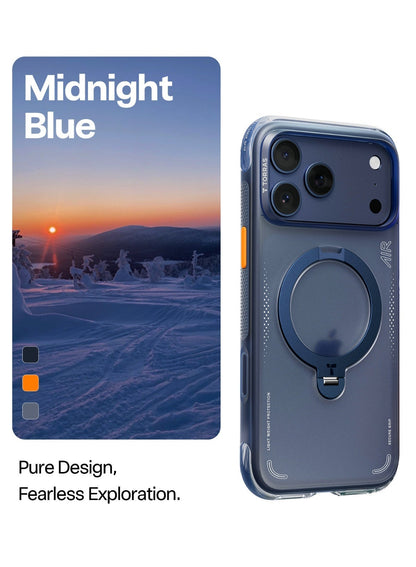 Torras Ostand Q3 Air iPhone 17 Pro Case Deep Blue - Protection