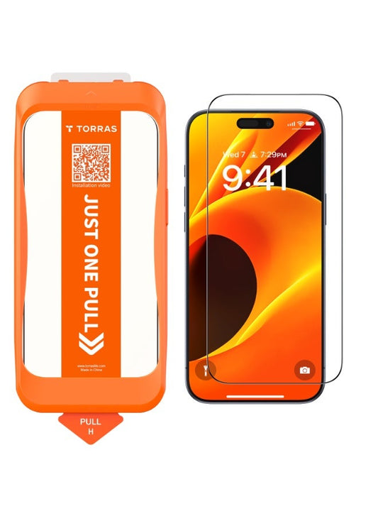 TORRAS Install Master Screen Protector for iPhone 17 Air - Clear