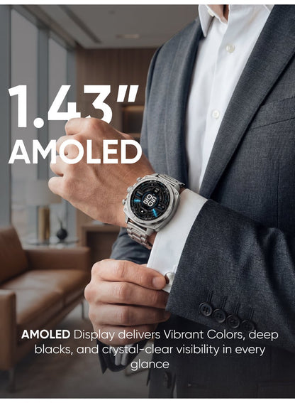 MYX Pro Strive MT68 Smartwatch – AMOLED Display, Bluetooth Calling & 100+ Sports Modes