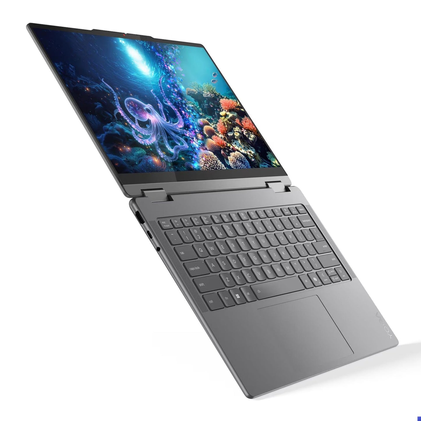 Lenovo Yoga 7 14ILL10 Intel Core Ultra 7-256V, 16GB RAM 512GB SSD Shared Intel,14inch WUXGA Windows 11 Home, 2 in 1 Convertible Laptop - Luna Grey, Yoga 7-83JQ00B0AX
