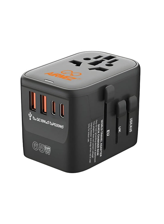 Airmez 65W Universal Travel Power Adapter - Black