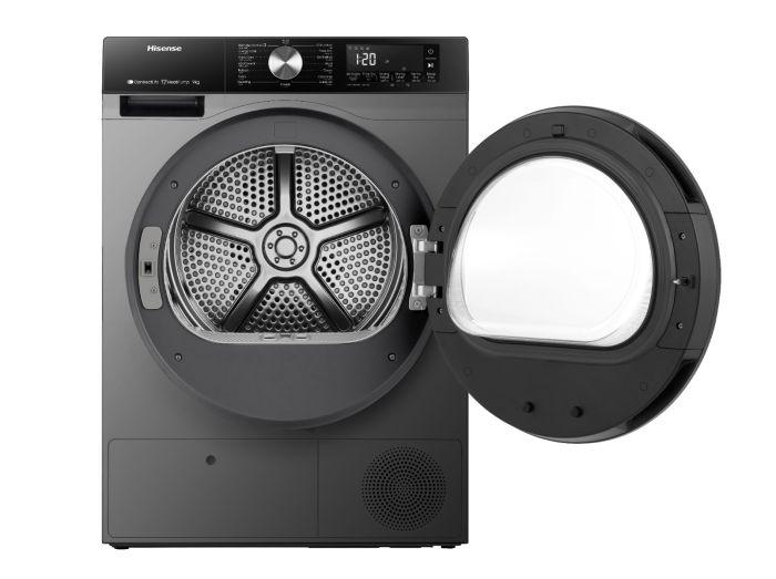Hisense 9 kg Front Load Heat Pump Dryer, Black, DH3S902BT