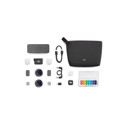 DJI Mic Mini 2 with 2 TX + 1 RX + Charging Case, Black DJI-MIC200M-2V1