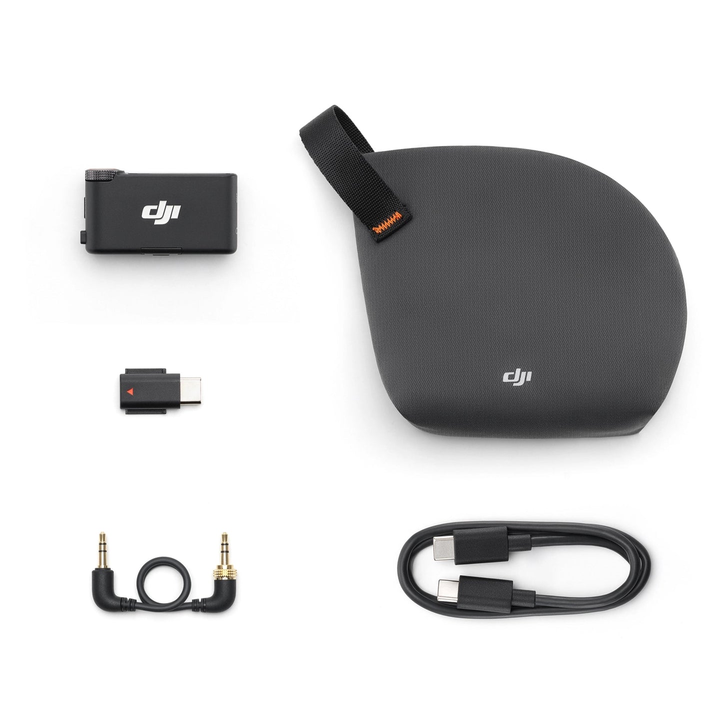 DJI Mic 3 Receiver MIC300-RX - Side Profile with Outputs