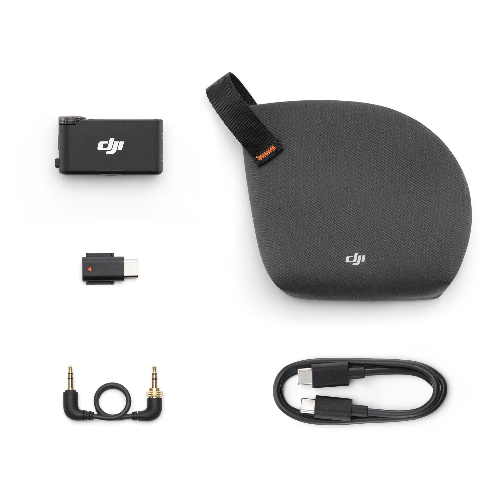 DJI Mic 3 Receiver MIC300-RX - Side Profile with Outputs