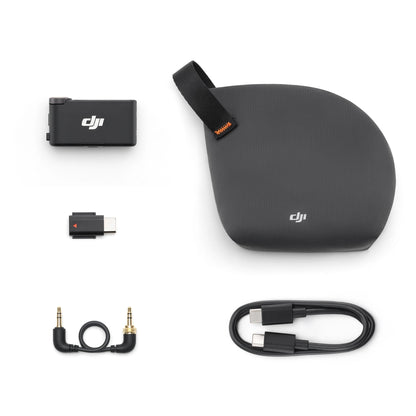 DJI Mic 3 Receiver MIC300-RX - Side Profile with Outputs
