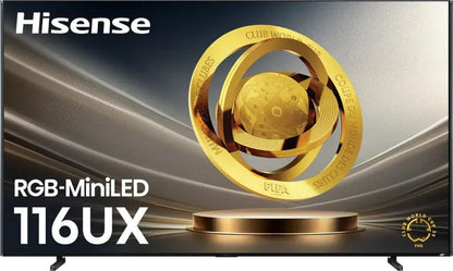 Hisense 116UX Class UX Series 116 Inch 4K RGB MiniLED Smart TV