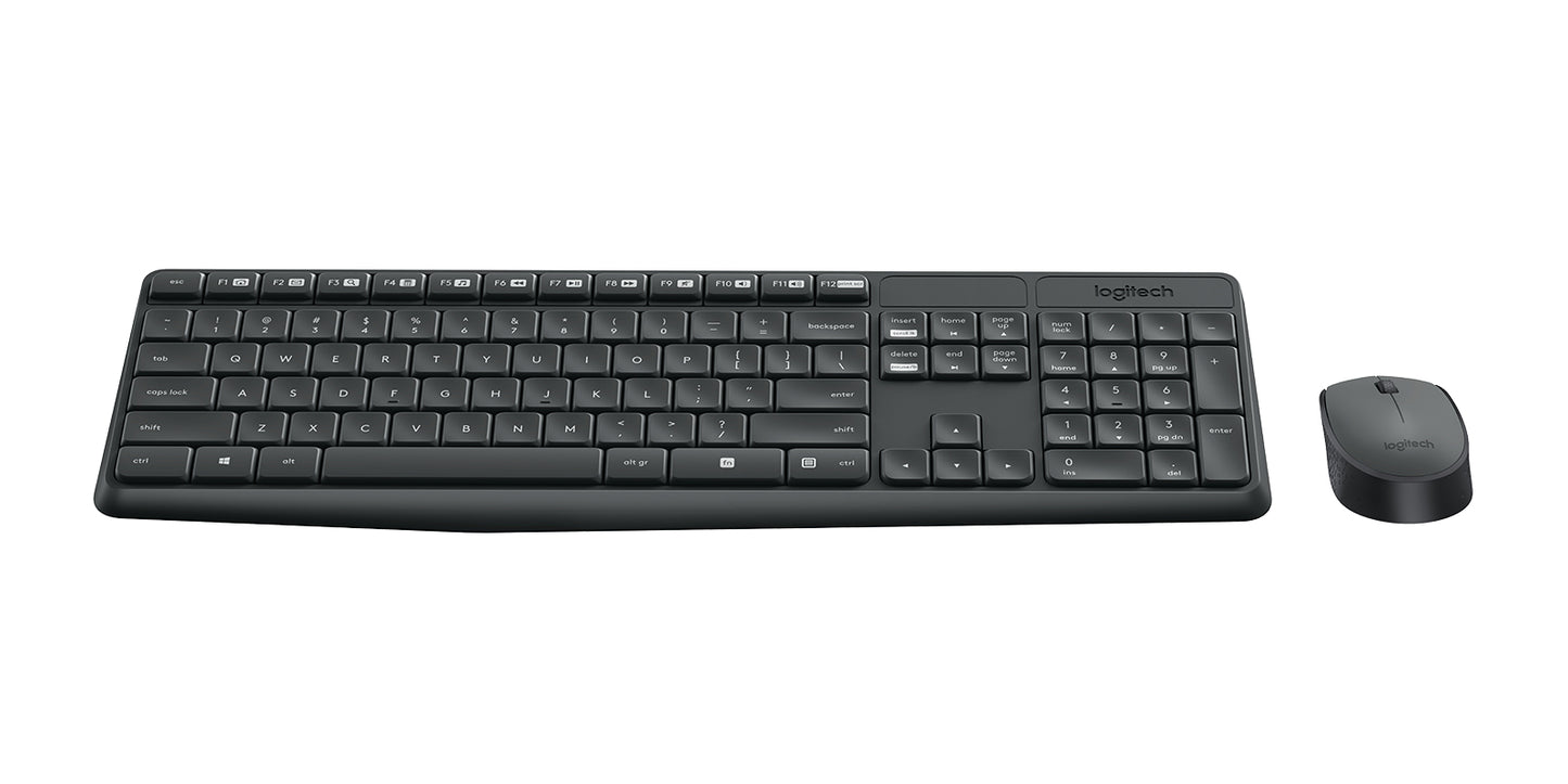 LOGITECH DESKTOP COMBO MK235 RF ARA GREY