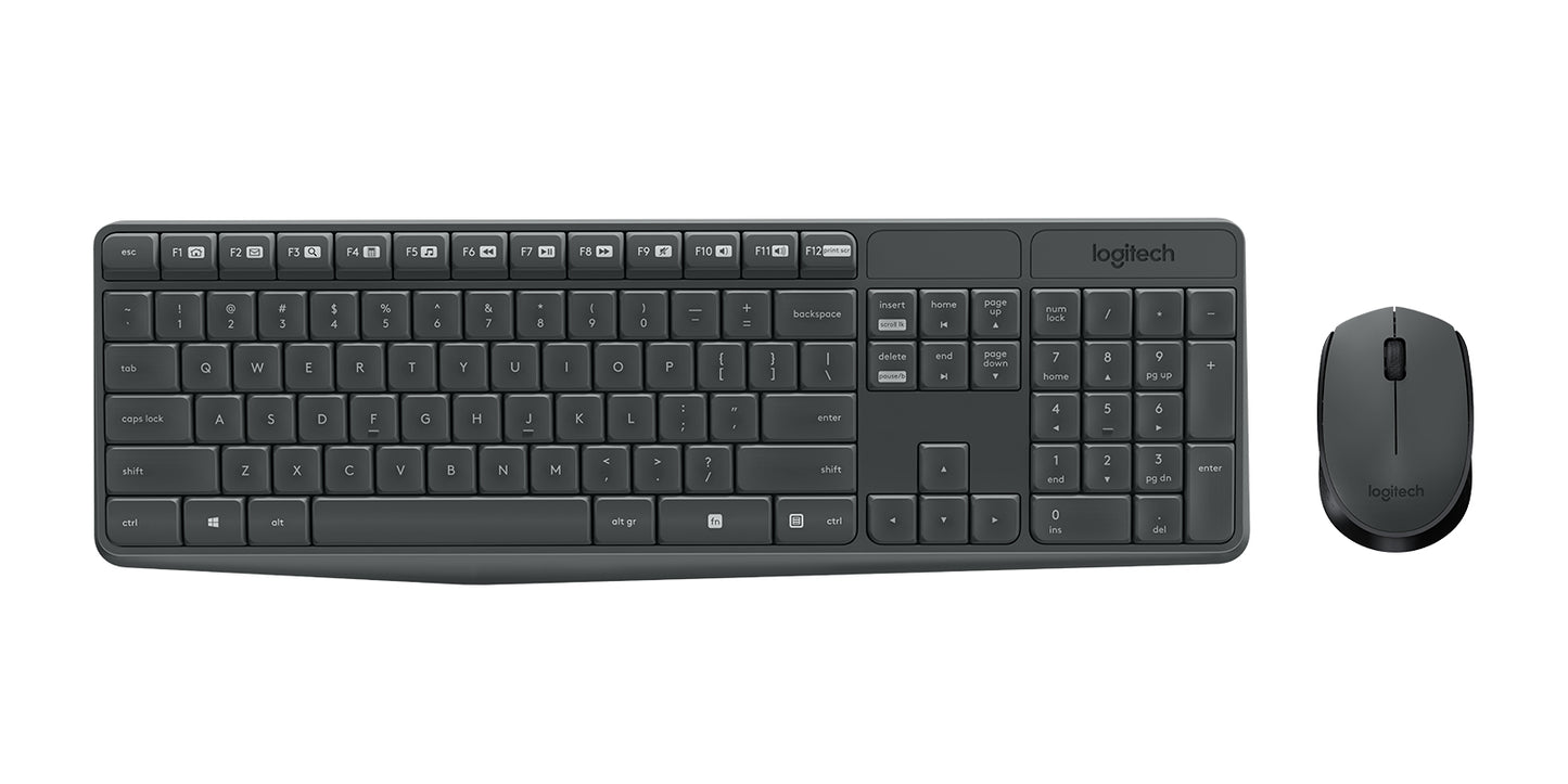 LOGITECH DESKTOP COMBO MK235 RF ARA GREY